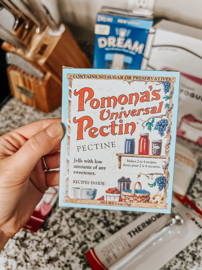 a box of pomonas universal pectin for thickening the dairy-free yogurt